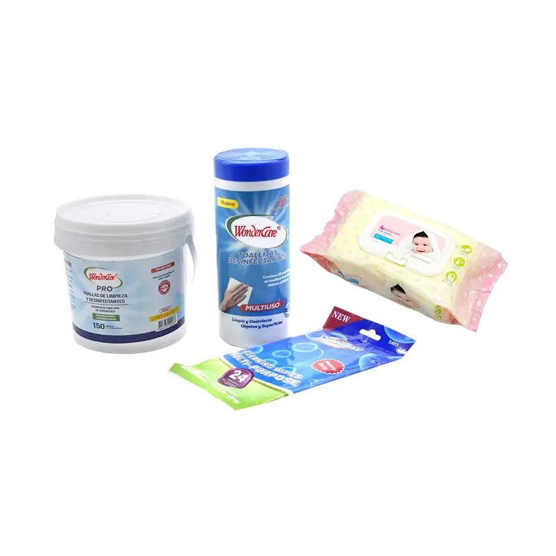 Antibacterial Soft Hypoallergenic Customizable Wet Wipes