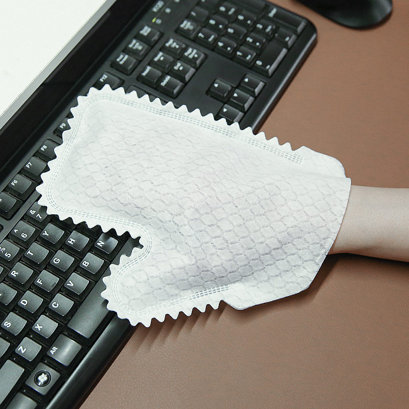 Dust Removal Comfortable Non-Irritating Disposable Nonwoven Glove